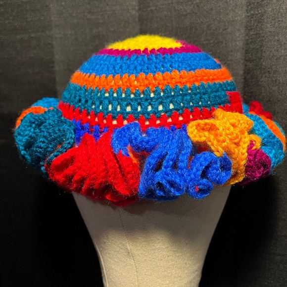 Crochet Ruffled Hat